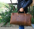 20 in Buffalo Leather Duffle Bag Weekend Travel Carryon Aircabin Luggage Handbag