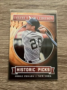 2014 Elite Extra Edition Historic Picks #9 Jorge Posada - New York Yankees - Picture 1 of 2