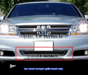 Fits 2011-2014 Dodge Avenger Lower Bumper Stainless lack Mesh Grille Insert - Picture 1 of 2