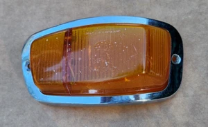 Volvo Amazon LH Turn Signal Flasher Lens w/Bezel 1968- 122 120 130 220 673238 - Picture 1 of 14