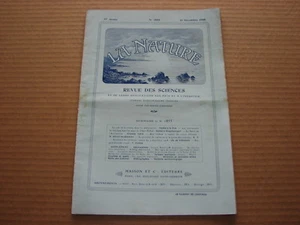 *** La Nature n° 1855 (12/12/1908) - Musique au Chari-Tchad / Salon Automobile - Picture 1 of 4