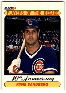 1990 Fleer Canadian Ryne Sandberg #625 Chicago Cubs