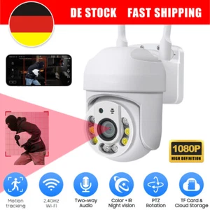 Ycc365plus WIFI IP NETZWERK CAMERA Outdoor FUNK WLAN AUßEN ÜBERWACHUNGSKAMERA DE - Bild 1 von 18