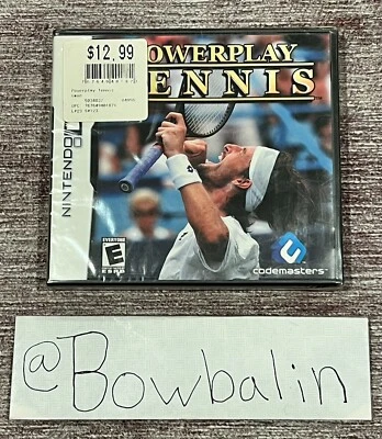 Powerplay Tennis ( Nintendo DS / 2DS USA 2007 ) Brand New & Sealed CIB ! 📦 - Image 1 of 3