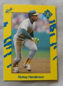 1990 Classic Yellow Baseball Card Pick one
