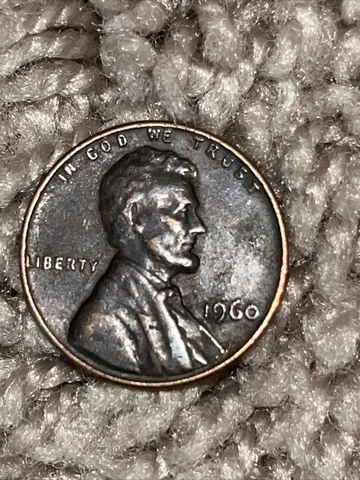 1960 Black penny error excellent condition Cover
