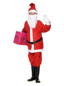 Santa Boy Costume, Red - Picture 1 of 4
