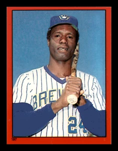 1982 Topps Stickers Ben Oglivie Milwaukee Brewers #197 Near Mint NM - Picture 1 of 2
