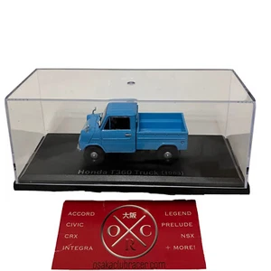 Hachette 1:43 Honda T360 Truck 1963 JDM Rare Diecast Toy Car Blue W/ Case - Picture 1 of 11