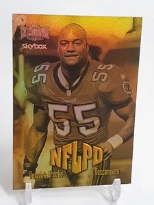 1999 SkyBox Metal Universe Precious Metal Gems #191 Derrick Brooks SP HOF 27/50 - Picture 1 of 6