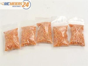E437 H0 N 5x Landschaftsbau Streumaterial Schotter Steine orange - Bild 1 von 3