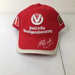 Ferrari Michael Schumacher F1 Racing Hat Deutsche Vermogensberatung Cap - Picture 1 of 6
