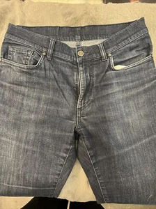 Gianni Versace Blue Vintage Jeans Made in Italy Size 32 - Picture 1 of 6