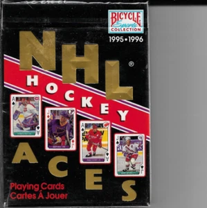 1995-96 NHL Hockey Aces cartas de juego para bicicleta con mazo sellado Gretsky - Imagen 1 de 2