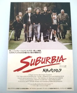 SUBURBIA 1983 Mini Poster B5 Chirashi Volantino Giapponese - Penelope Spheeris - Foto 1 di 2