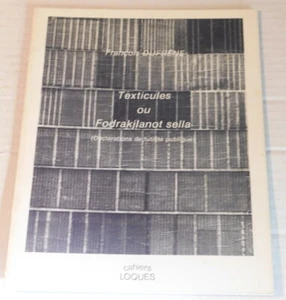 1983 1ST ED. TEXTICULES... Declarations de futilite publique by FRANCOIS DUFRENE - Bild 1 von 4