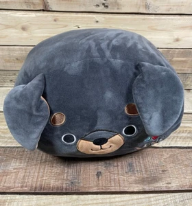 Peluche Squishmallows Mateo the Rottweiler Dog 2021 gris apilable cachorro de peluche - Imagen 1 de 7