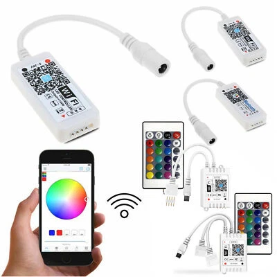 Wifi RGB RGBW Led Strip Controller Dimmar Timer Android IOS Echo Alexa Trafo  - Bild 1 von 4