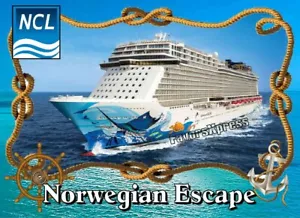 IMÁN FOTO CRUCERO ESCAPE NORUEGO 4 X 3 PULGADAS - Imagen 1 de 1