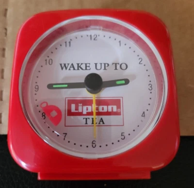 Reloj despertador promocional publicidad animada Lipton Tea Foto 1 de 4
