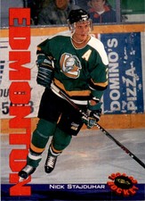 1994-95 Classic Hockey Nick Stajduhar Edmonton Oilers #83