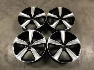 20" 2020 New RS4 RS5 Style Alloy Wheels Gloss Black Machined Audi A5 A6 A7 5x112 - Picture 1 of 10