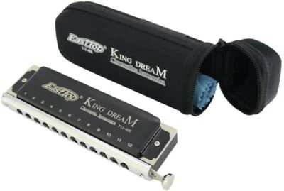 EASTTOP Harmonica 12Hole 48Tone Chromatic Black Harmonica Key of C Professional - Image 1 of 4