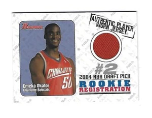 Emeka Okafor 2004-05 Bowman Rookie Registration Relic card,# ROR-EO - Picture 1 of 2