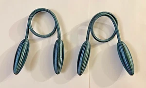 New 1 Pair Of Blue Curtain Tiebacks Straps ๐ - Picture 1 of 3