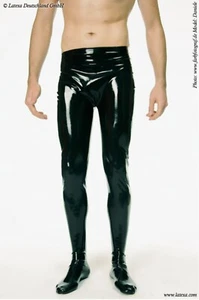 2. Wahl Latex Strumpfhose/Leggings, Schwarz, Size S-2XL, Unisex, Gummi, Sexy, - Bild 1 von 3