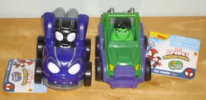 Marvel Spidey & Amazing Friends BLACK PANTHER & HULK Disc Dashers w/2 Discs each - Picture 1 of 6