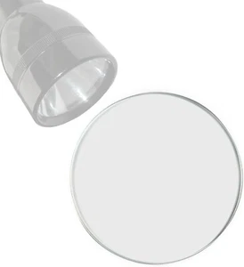 Glass Lens for Maglite C or D Cell Flashlights 52×2 mm, Tempered Glass D Lens - Picture 1 of 10