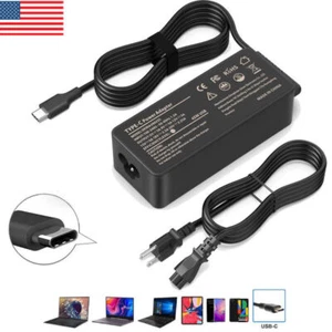 45W Type-C USB-C AC Adapter Charger Cord For HP Chromebook X360 14 13 11 14A 11A - Picture 1 of 6