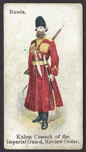 WILLS - SOLDIERS & SAILORS (GREY) - RUSSIA, KUBAN COSSACK OF THE IMPERIAL GUARD - Picture 1 of 2