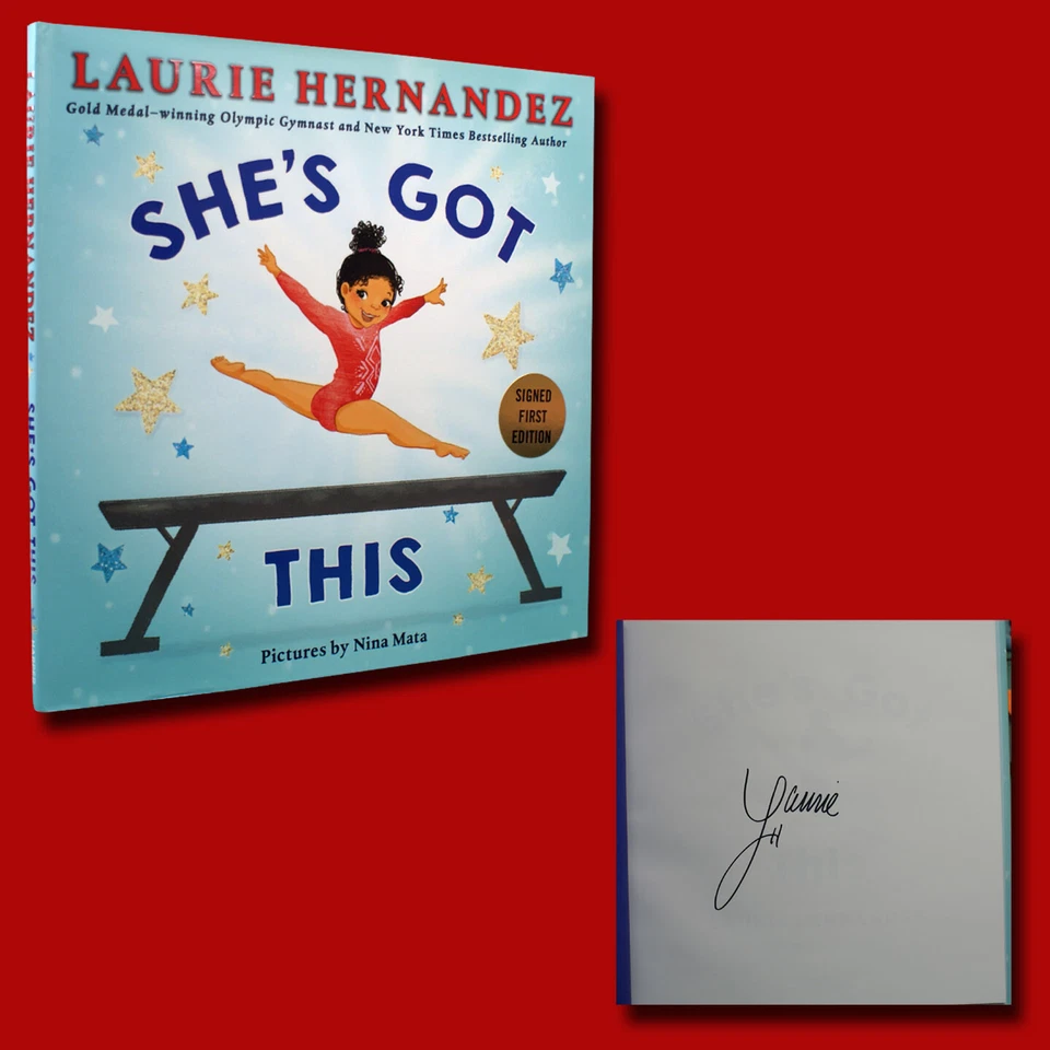 She's Got This SIGNED Laurie Hernandez (2018,HC,1st/1st) BRAND NEW Foto 1 de 1