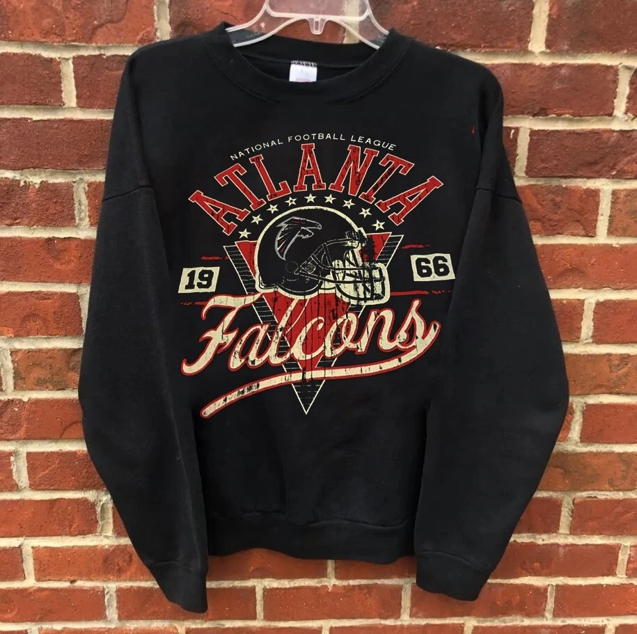 Atlanta Falcons NFL Equipo de Fútbol Negro Cuello Redondo Sudadera Unisex RM0332 Foto 1 de 1
