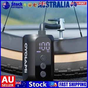 100 PSI Portable Air Pump LED Display Air Compressor for Mountain/City/Road Bike - Bild 1 von 12