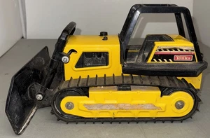 Vintage Pressed Steel Tonka Bull Dozer (Approx 13 Inches Long) With Metal Shovel - Picture 1 of 24