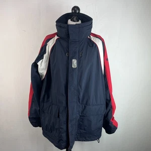 Mens Helly Hansen Helly Tech Hooded Waterproof Sailing Jacket Navy Blue size 2XL - Picture 1 of 10
