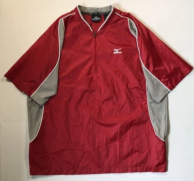 Camisa Mizuno Teamwear Talla L Color Rojo Shell 100% Nylon Forro 100% Poliéster Foto 1 de 2