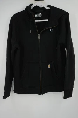 Sudadera Carhartt Negra Calce Relajado Cremallera Completa Chaqueta con Capucha Para Mujer Grande 12 14 Foto 1 de 4