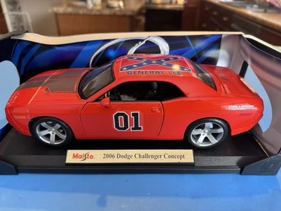 Maisto Special Edition 2006 Dodge Challenger General Lee Tribute 1:18 - Изображение 1 из 4