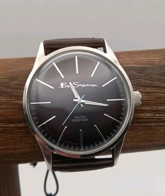 Reloj para hombre Ben Sherman de acero inoxidable con correa marrón Foto 1 de 4
