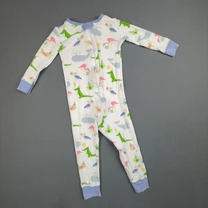 The Beaufort Bonnet Company 3T Pajamas Party Animal Print Pima Cotton Peru - Picture 1 of 6