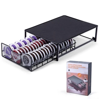 Tassimo Tiroirs à capsules de café 54 Pièces Distributeur Moderne Support de ... - Photo 1/4