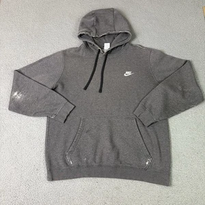 Nike Sudadera Adulto Grande Gris Bordado Swoosh Logo Envejecido Esencial L - Imagen 1 de 12