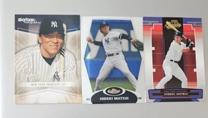 Hideki Matsui 3 Card Lot 2005 Skybox #40 / 2005 Playoff #38 / 2008 Finest #84 - Bild 1 von 3