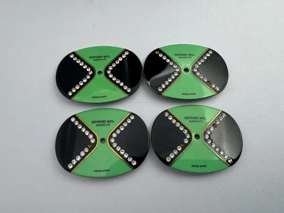 4x Raymond Weil Geneve Cuarzo Verde Negro Esfera Damas  Foto 1 de 4