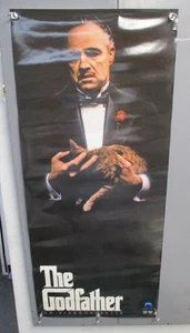 1986 THE GODFATHER Marlon Brando VIDEO POSTER 16.5"x37" CM4737 - Picture 1 of 3