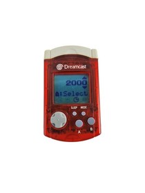 Red Sega Dreamcast VMU, Tested, Works, Needs Battery